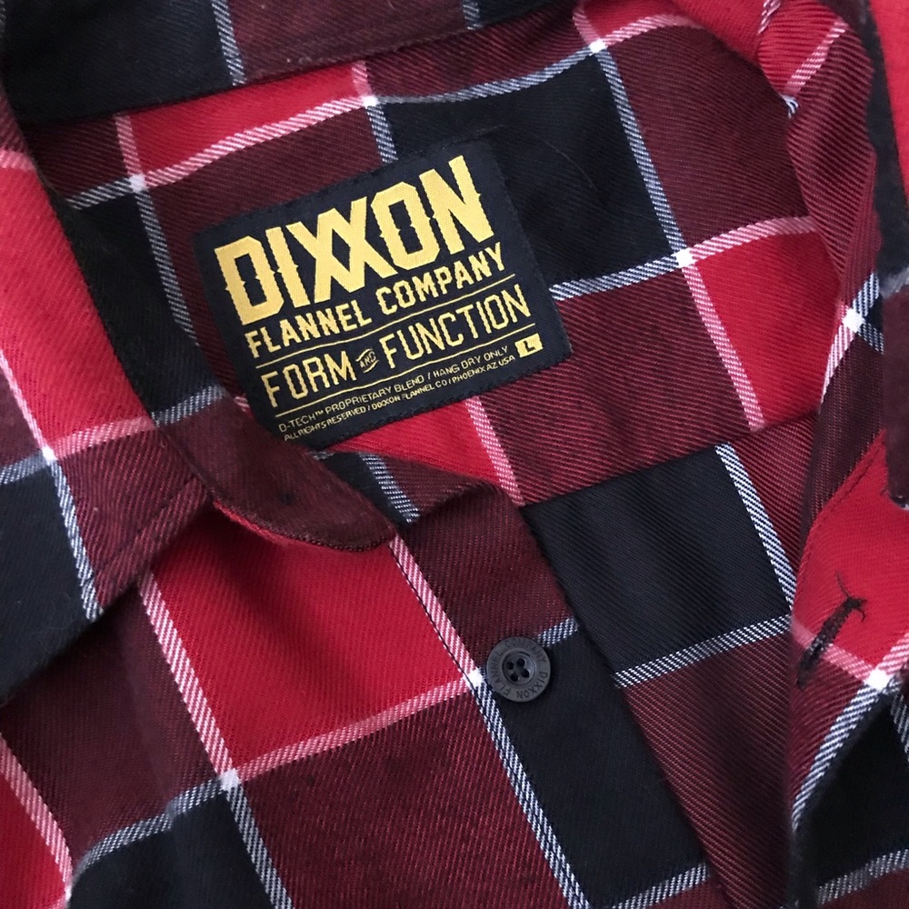 Dixxon Flannel Co Large red and Black